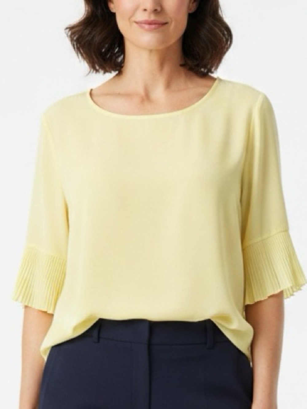 C Est. 1946 Sheer Ruffle Blouse XL